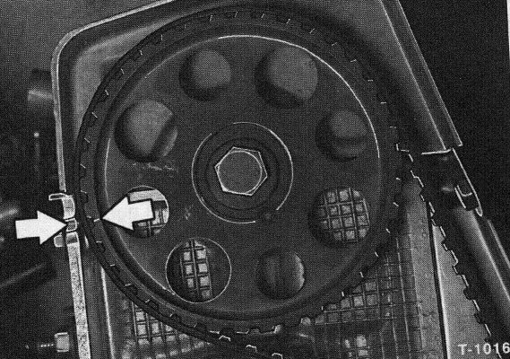 метки распредвала замена ГРМ 1.2 л 8V